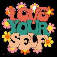 Love Yourself Floral Positive Quote Coffee Mug thumb 5