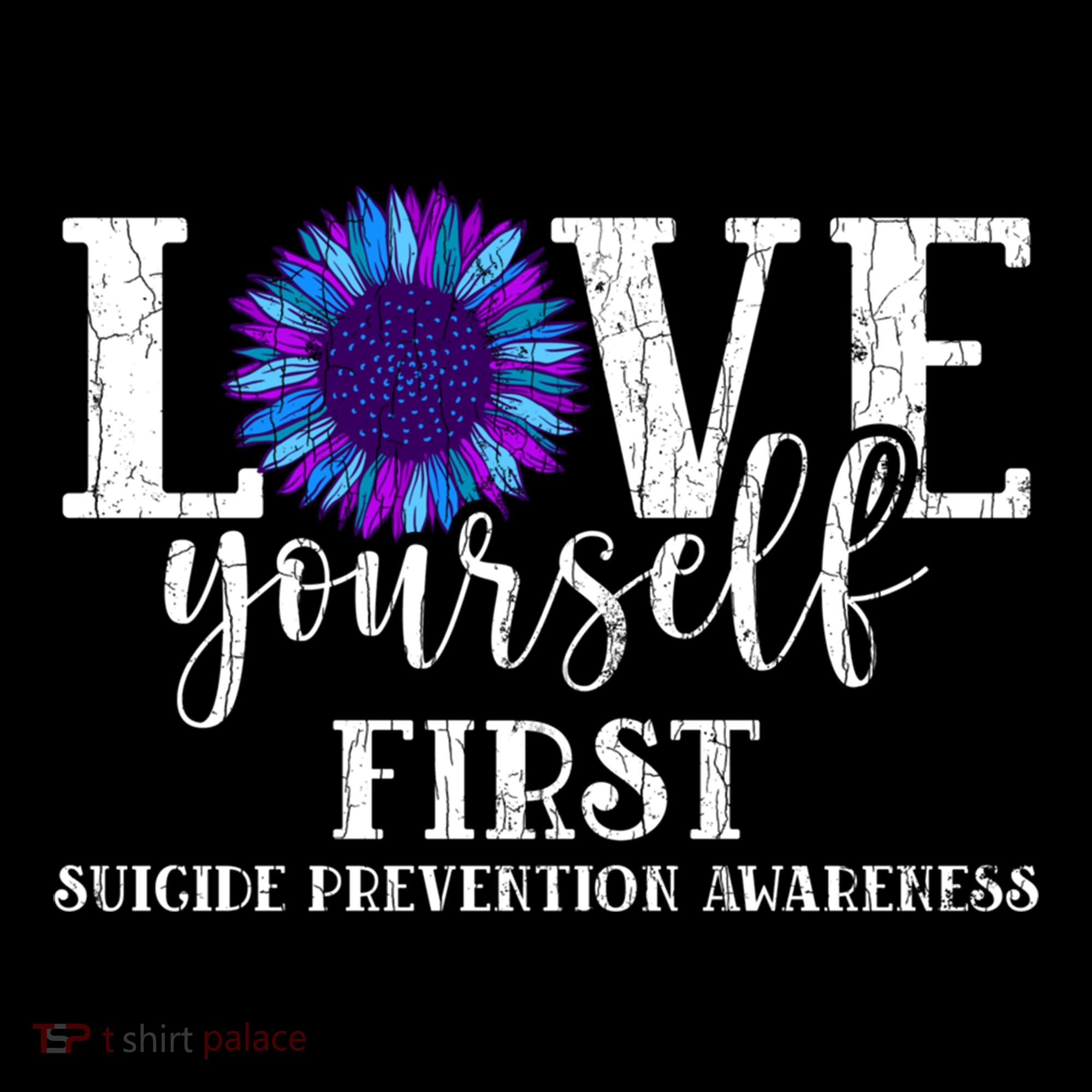 Love Yourself First Suicide Prevention Awareness Graphic Funny Gift Coffee Mug