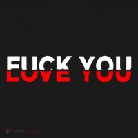 Love You Fuck You Funny Lover Trending Gift Idea Couple Women's Hoodie thumb 2