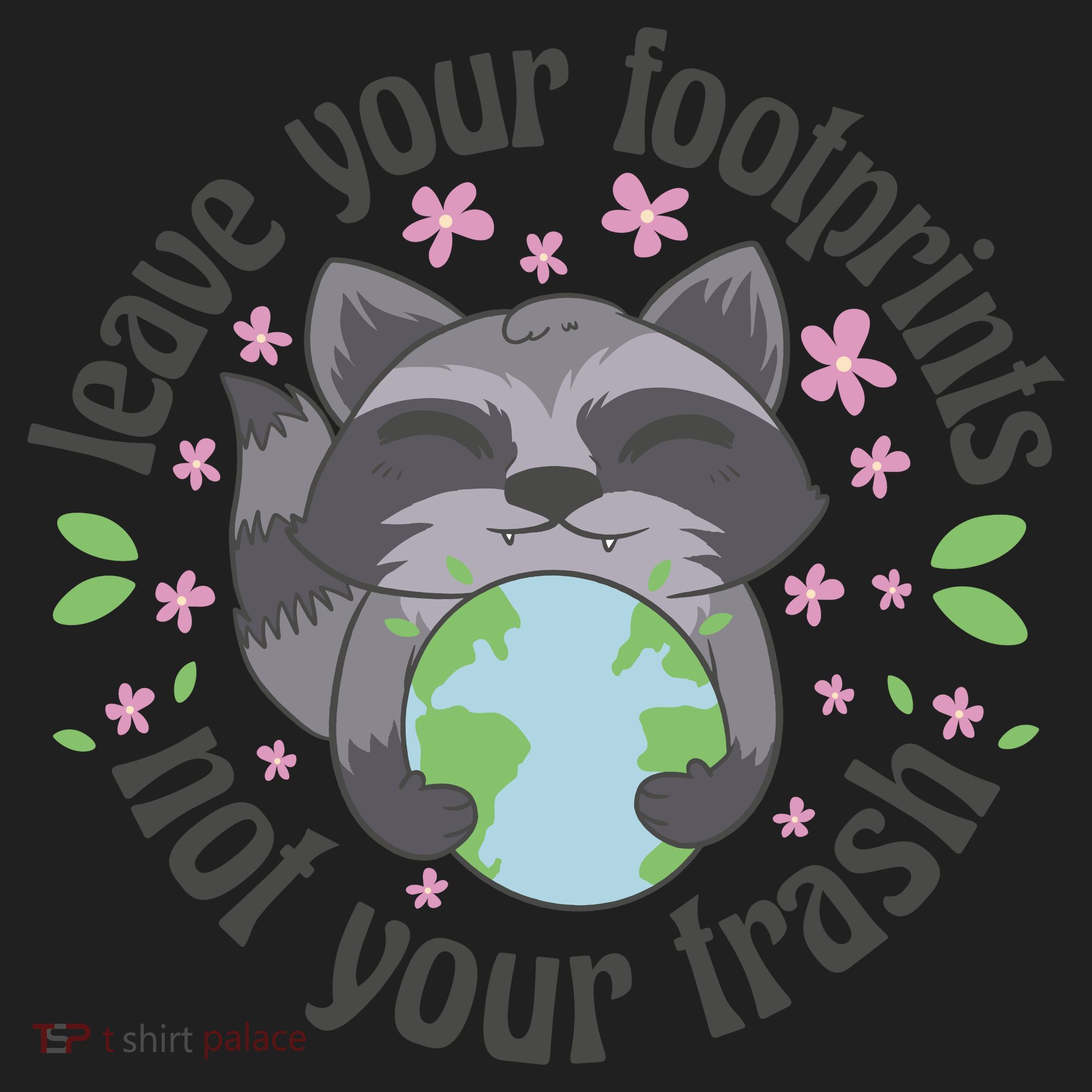 Leave Your Footprints Not Your Trash Earth Day Women's Sweatshirt