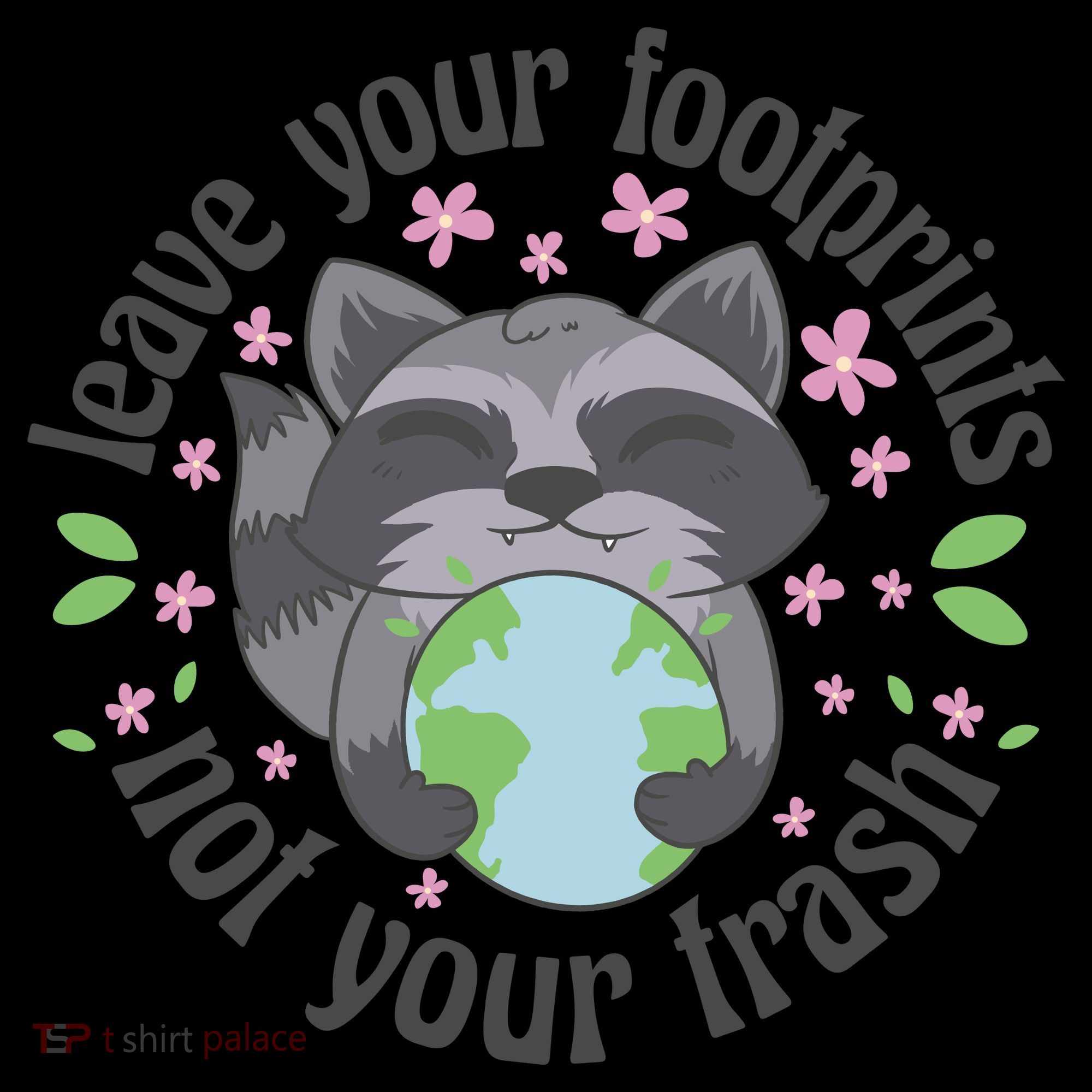 Leave Your Footprints Not Your Trash Earth Day Coaster