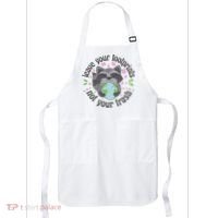 Leave Your Footprints Not Your Trash Earth Day Apron thumb 0