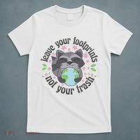 Leave Your Footprints Not Your Trash Earth Day T-Shirt thumb 5