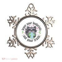 Leave Your Footprints Not Your Trash Earth Day Ornament thumb 0
