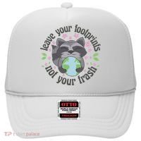 Leave Your Footprints Not Your Trash Earth Day Hat thumb 0