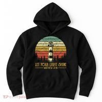 Let Your Light Shine Lighthouse Christian  Hoodie thumb 0