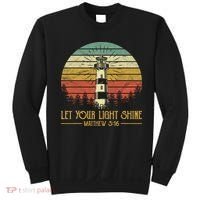Let Your Light Shine Lighthouse Christian  Sweatshirt thumb 0