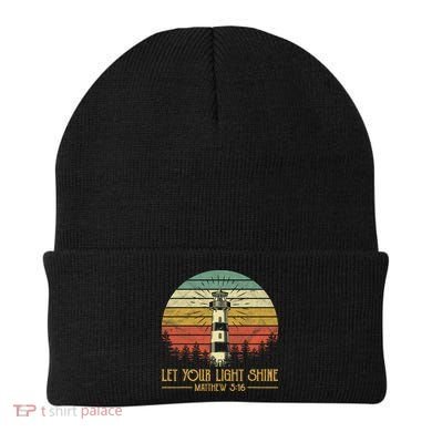 Let Your Light Shine Lighthouse Christian  Beanie