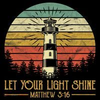 Let Your Light Shine Lighthouse Christian  Women's Hoodie thumb 2