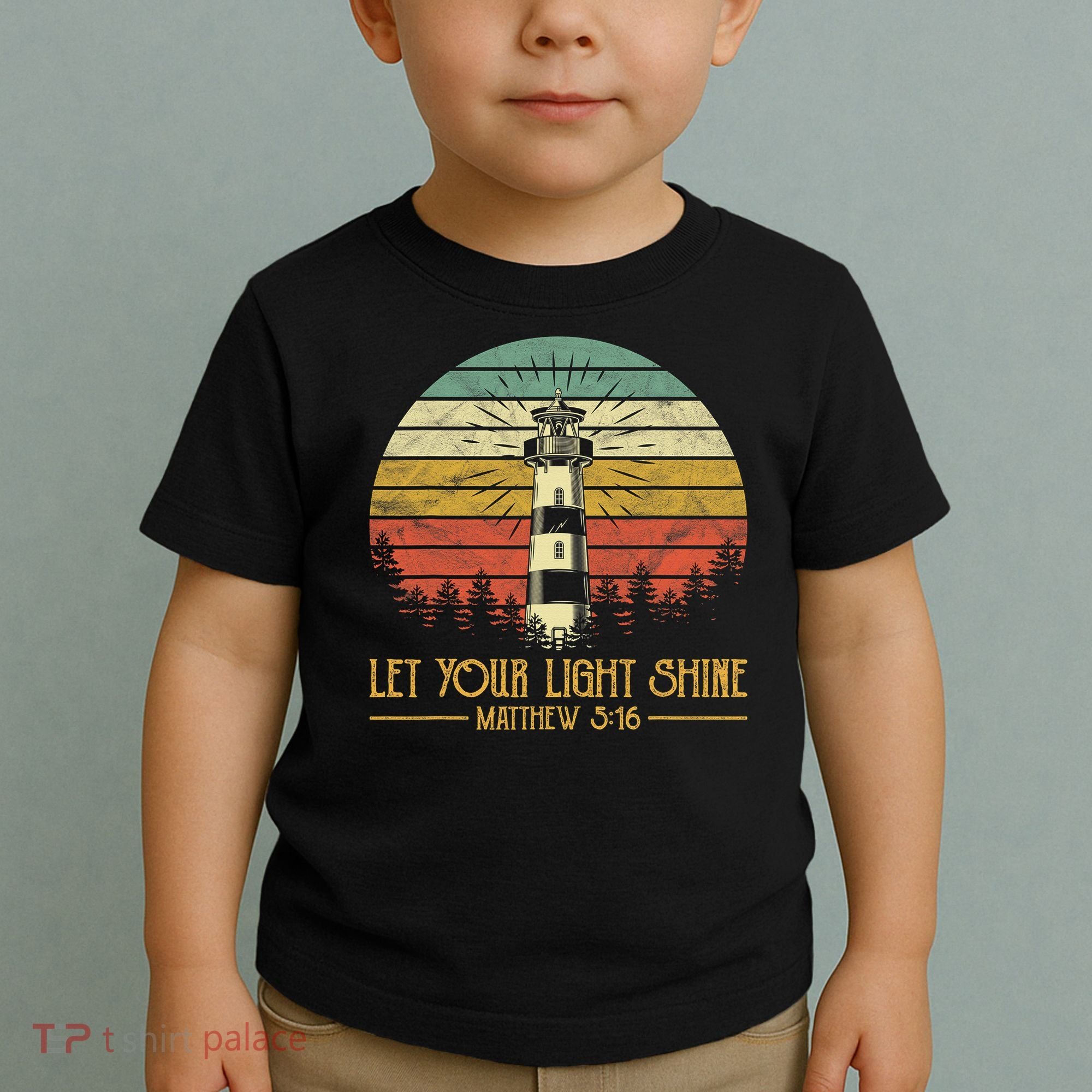 Let Your Light Shine Lighthouse Christian  Toddler T-Shirt