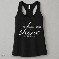 Let Your Light Shine Matthew 5:16 Women's Tank Top thumb 3