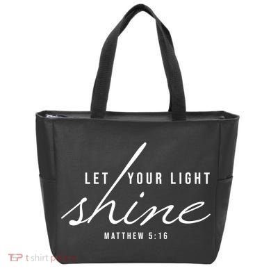 Let Your Light Shine Matthew 5:16 Tote Bag