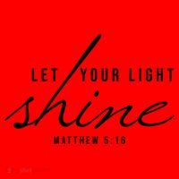 Let Your Light Shine Matthew 5:16 Santa Hat thumb 1