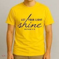 Let Your Light Shine Matthew 5:16 T-Shirt thumb 3