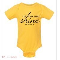 Let Your Light Shine Matthew 5:16 Baby Bodysuit thumb 0
