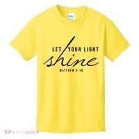 Let Your Light Shine Matthew 5:16 Kids T-Shirt thumb 0