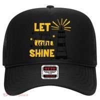 Let Your Light Shine Christian Faith Jesus God Lighthouse Hat thumb 0