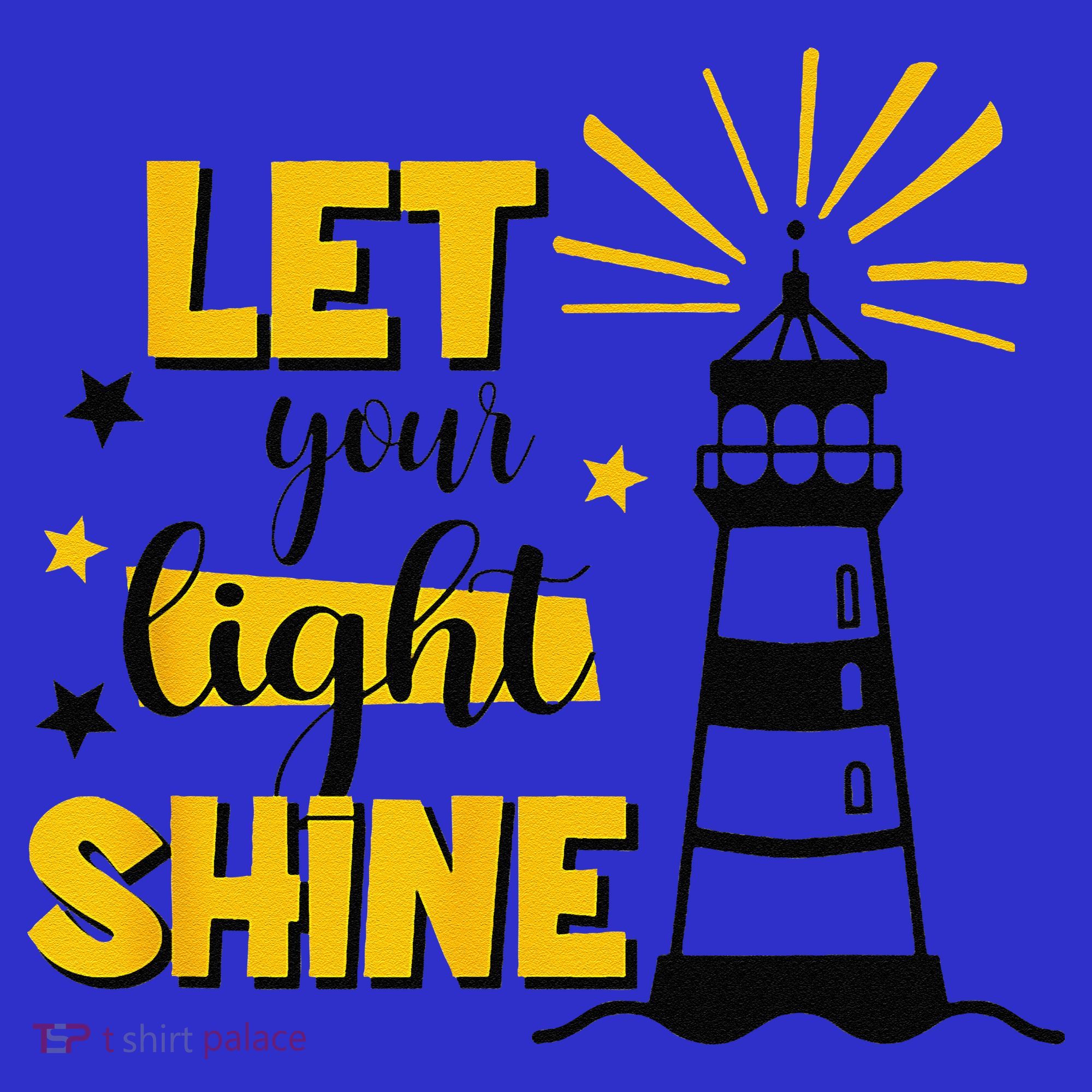 Let Your Light Shine Christian Faith Jesus God Lighthouse Sweatshirt