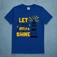 Let Your Light Shine Christian Faith Jesus God Lighthouse T-Shirt thumb 5