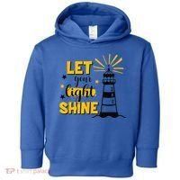 Let Your Light Shine Christian Faith Jesus God Lighthouse Toddler Hoodie thumb 0