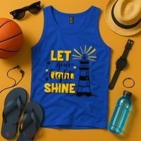 Let Your Light Shine Christian Faith Jesus God Lighthouse Tank Top thumb 4