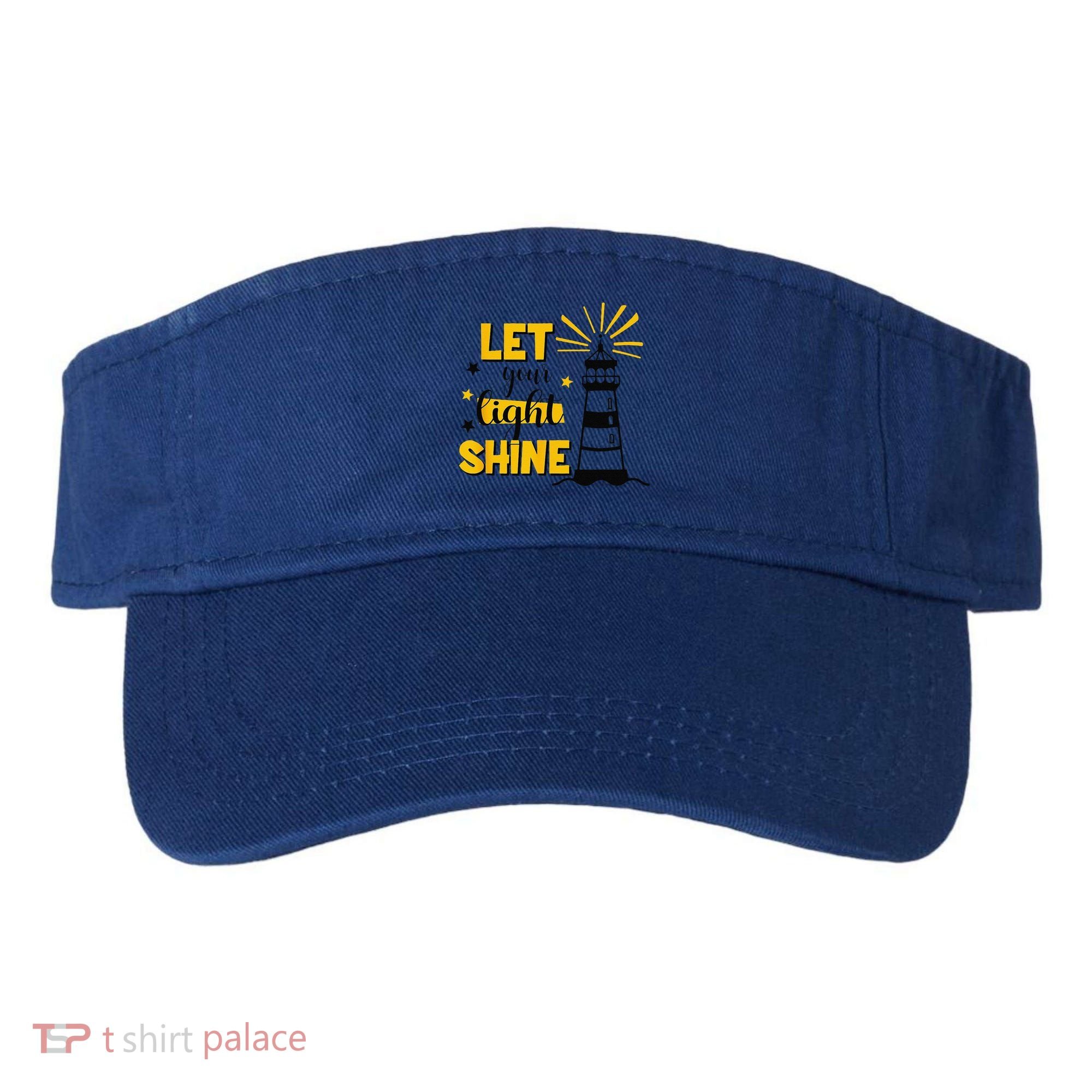 Let Your Light Shine Christian Faith Jesus God Lighthouse Visor