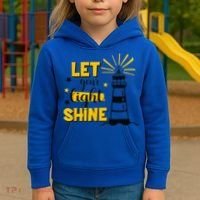 Let Your Light Shine Christian Faith Jesus God Lighthouse Kids Hoodie thumb 3