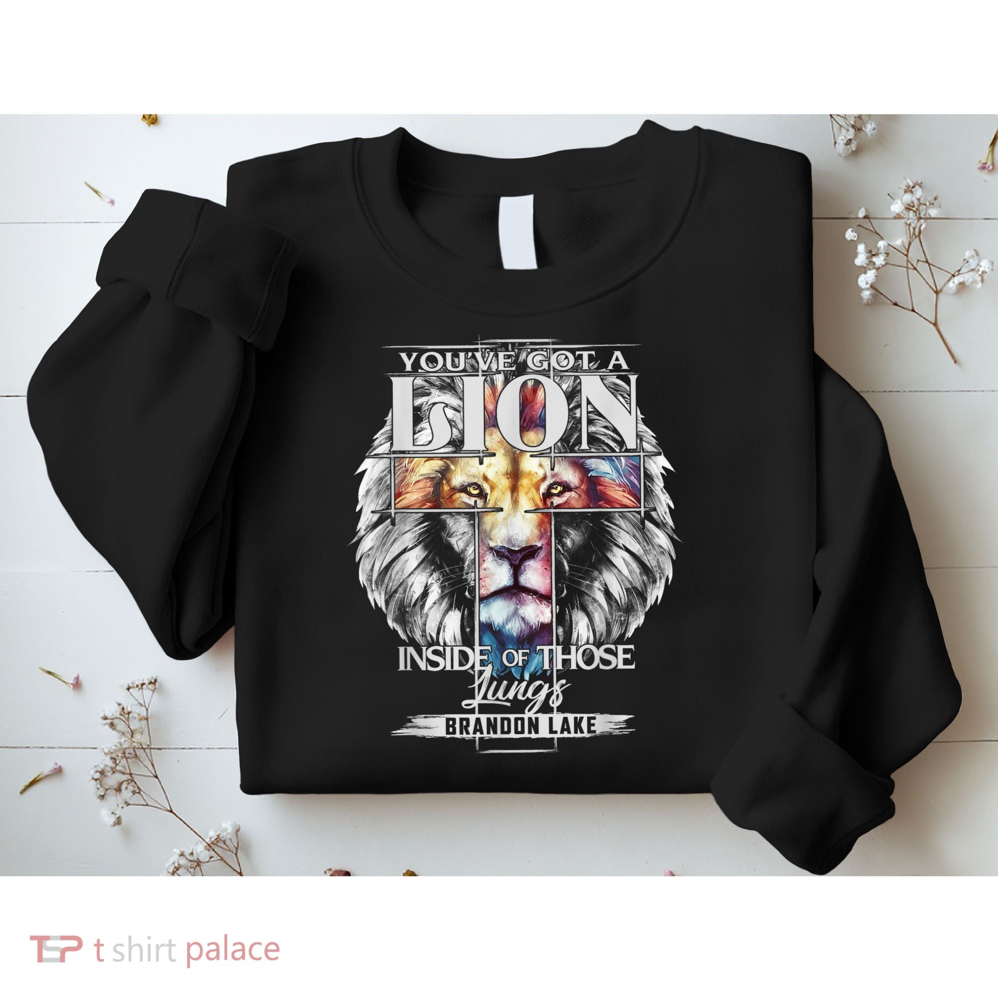 Let Your Lion Out Brandonlake Merch Praise Jesus Sweatshirt
