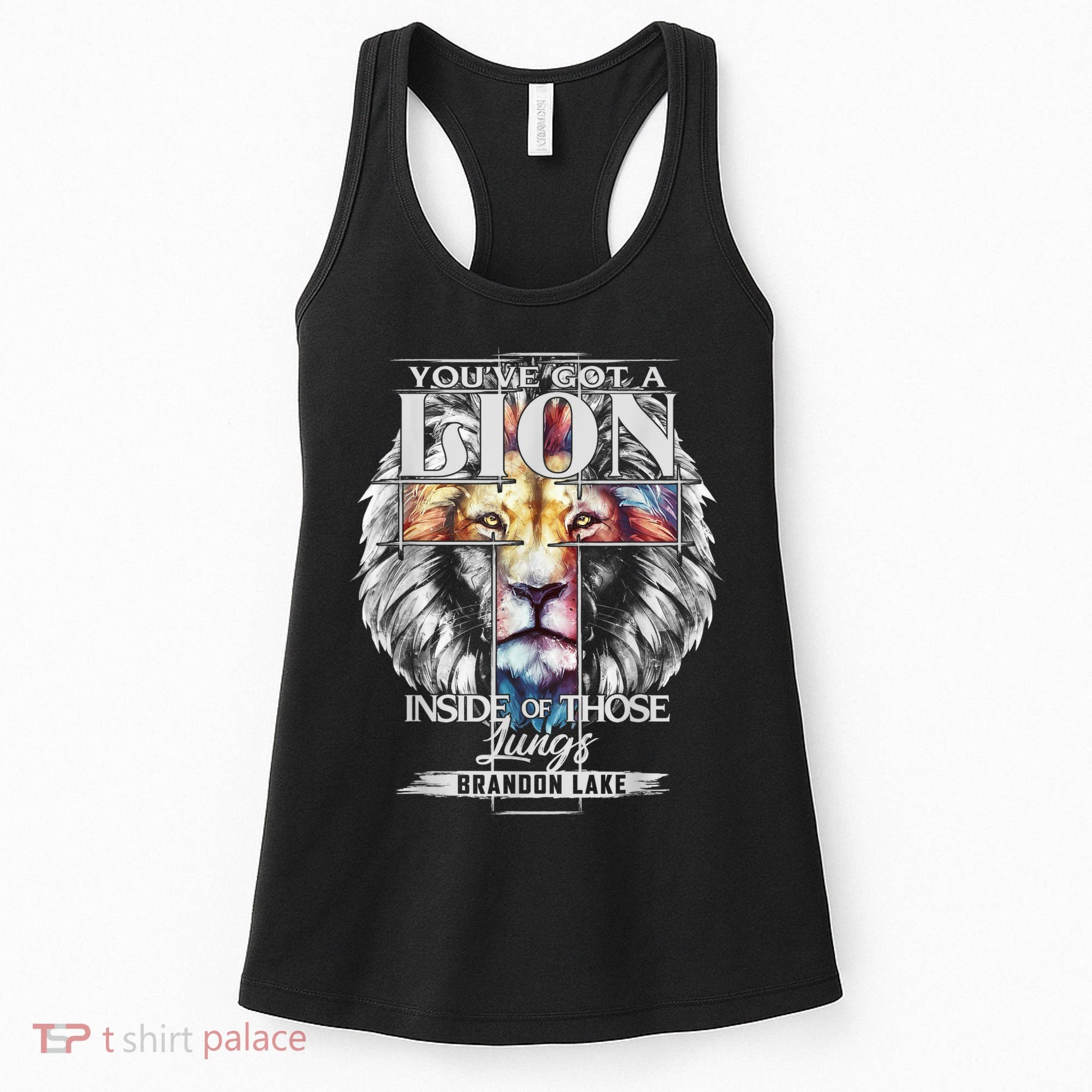 Let Your Lion Out Brandonlake Merch Praise Jesus Women's Tank Top