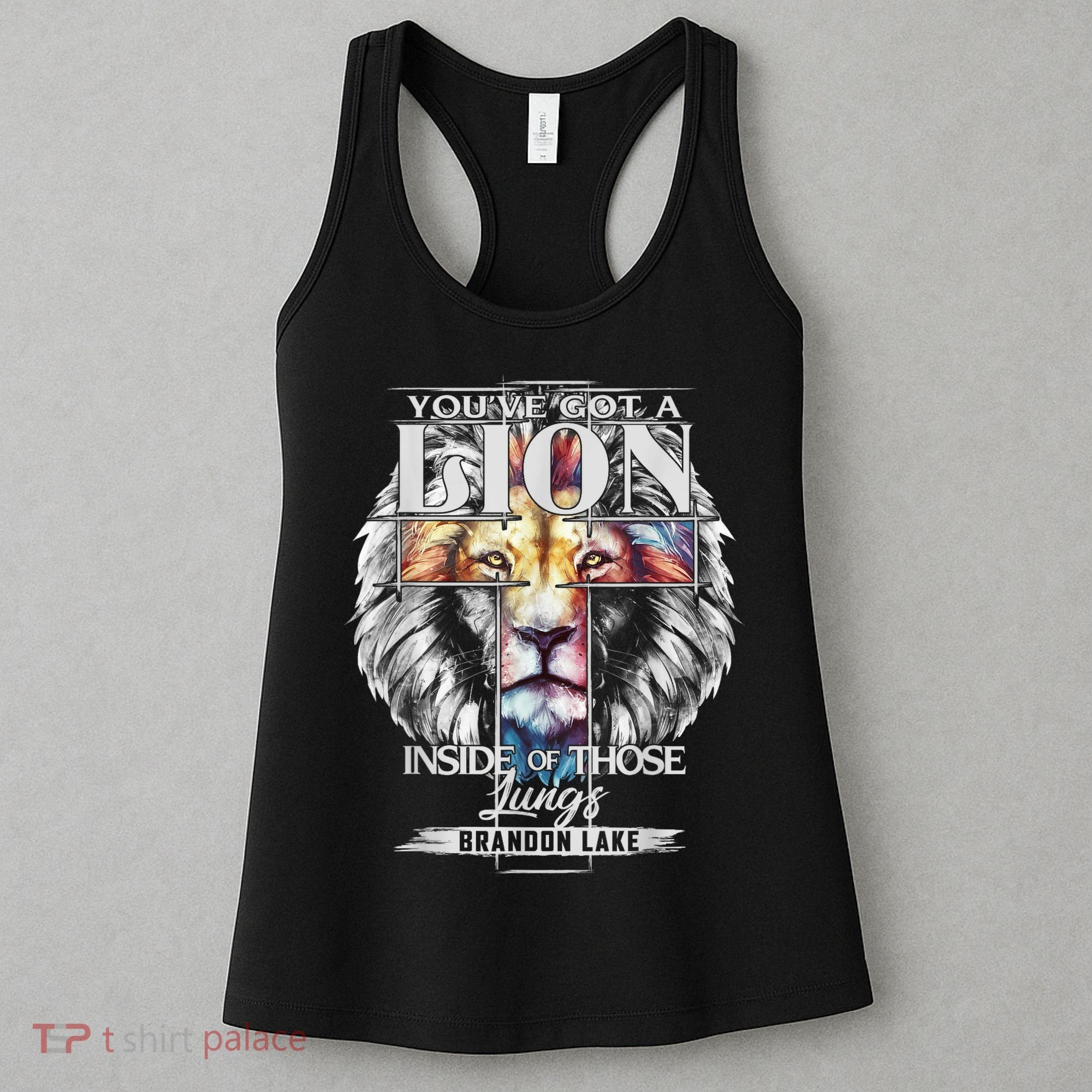 Let Your Lion Out Brandonlake Merch Praise Jesus Women's Tank Top