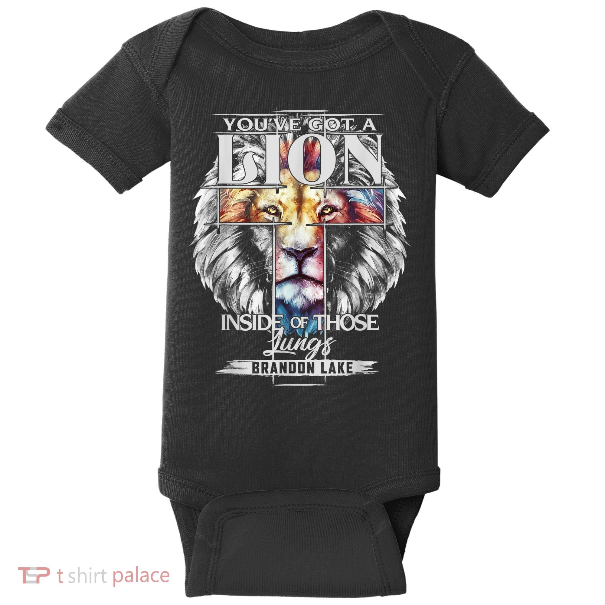 Let Your Lion Out Brandonlake Merch Praise Jesus Baby Bodysuit