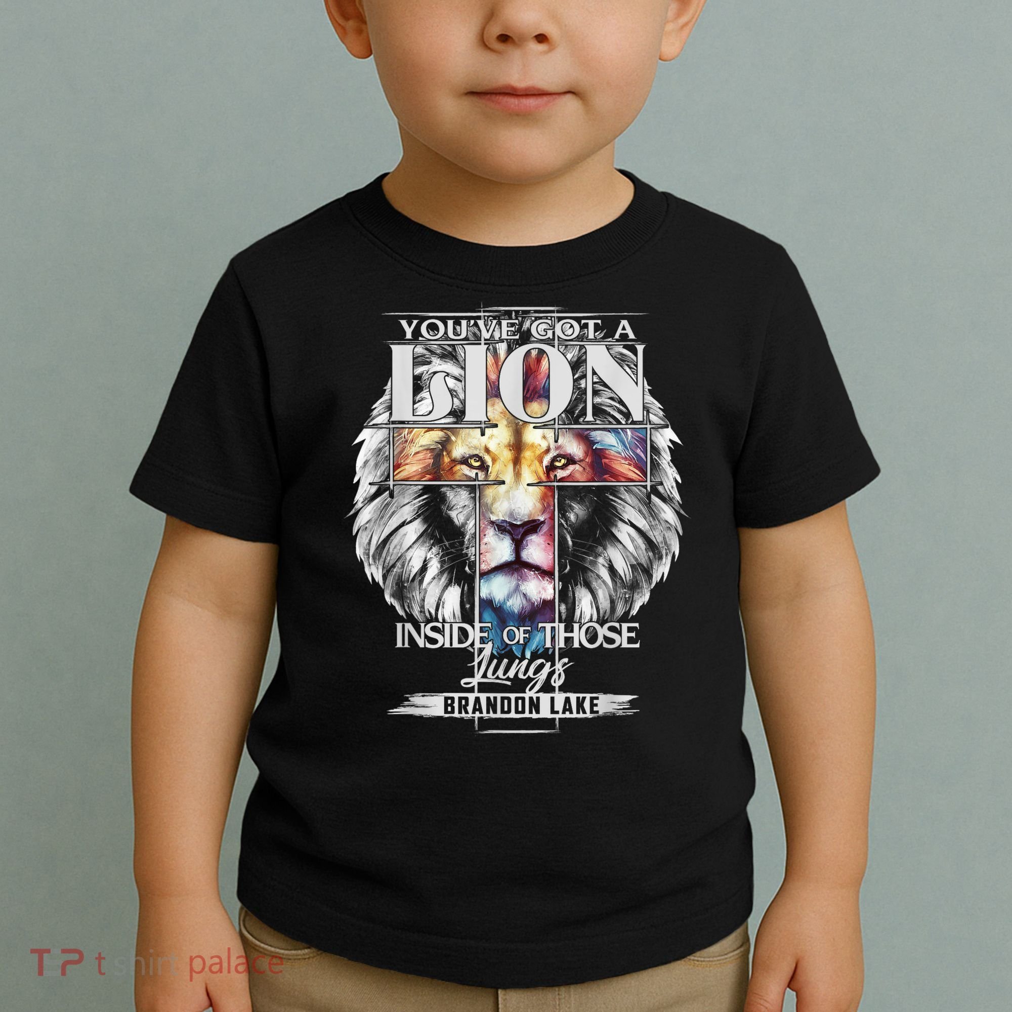 Let Your Lion Out Brandonlake Merch Praise Jesus Toddler T-Shirt