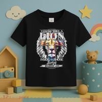Let Your Lion Out Brandonlake Merch Praise Jesus Toddler T-Shirt thumb 3