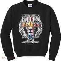 Let Your Lion Out Brandonlake Merch Praise Jesus Kids Sweatshirt thumb 0