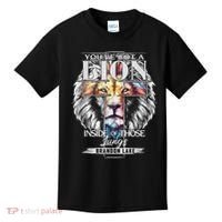 Let Your Lion Out Brandonlake Merch Praise Jesus Kids T-Shirt thumb 0