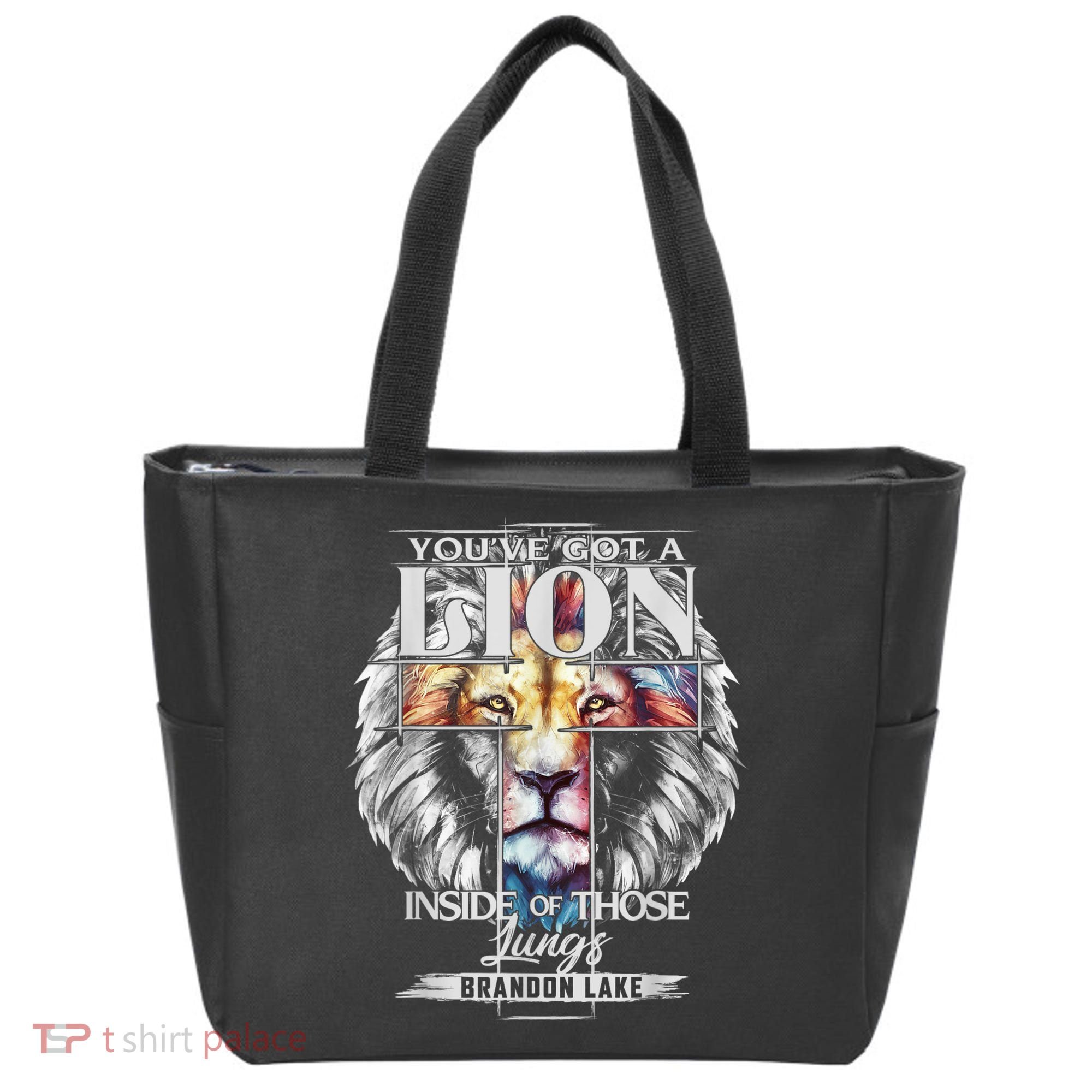 Let Your Lion Out Brandonlake Merch Praise Jesus Tote Bag