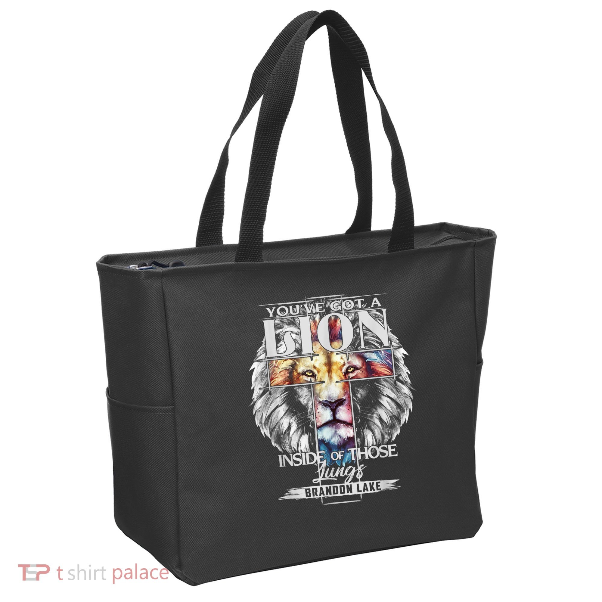 Let Your Lion Out Brandonlake Merch Praise Jesus Tote Bag