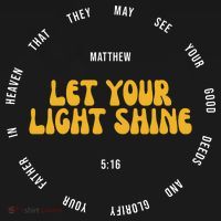Let You Light Shine Matthew 5:16 Positive Bible Verse Women's Hoodie thumb 2