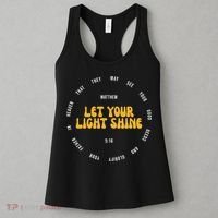 Let You Light Shine Matthew 5:16 Positive Bible Verse Women's Tank Top thumb 3