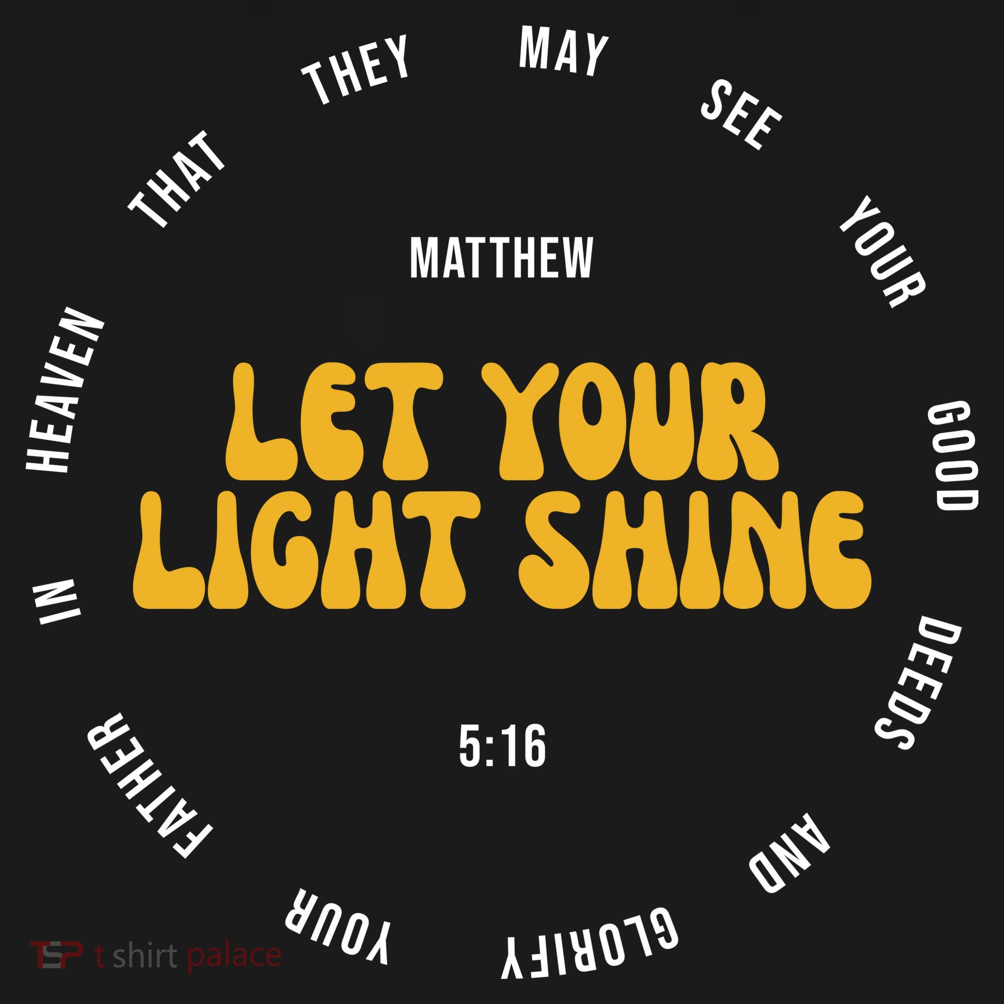 Let You Light Shine Matthew 5:16 Positive Bible Verse Visor