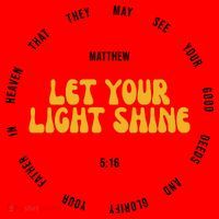 Let You Light Shine Matthew 5:16 Positive Bible Verse Santa Hat thumb 1