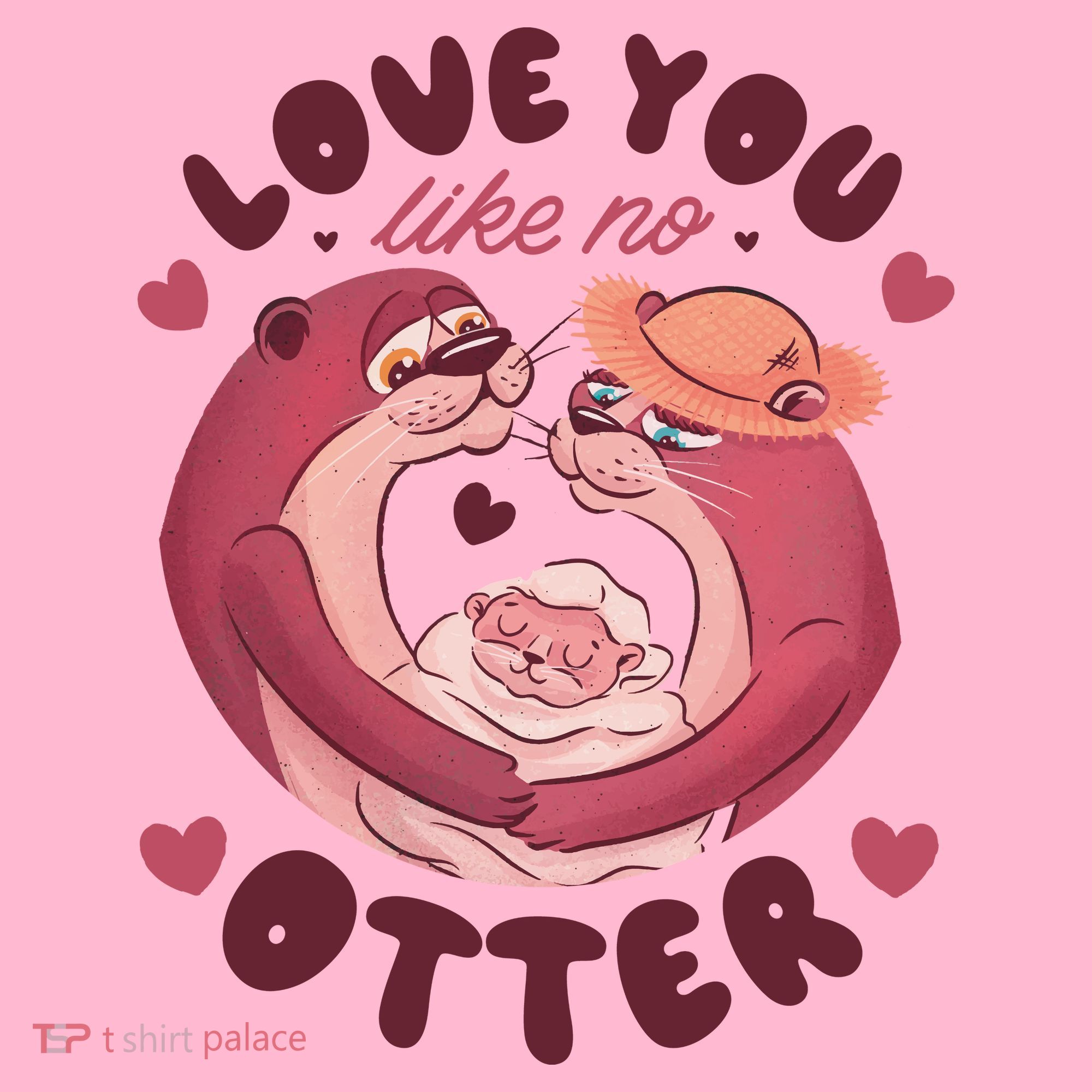 Love You Like No Otter Cute Coaster