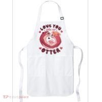 Love You Like No Otter Cute Apron thumb 0