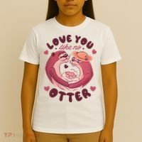 Love You Like No Otter Cute T-Shirt thumb 4
