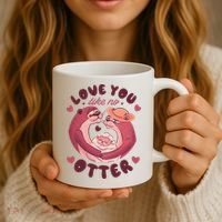 Love You Like No Otter Cute Coffee Mug thumb 3