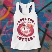 Love You Like No Otter Cute Women's Tank Top thumb 3