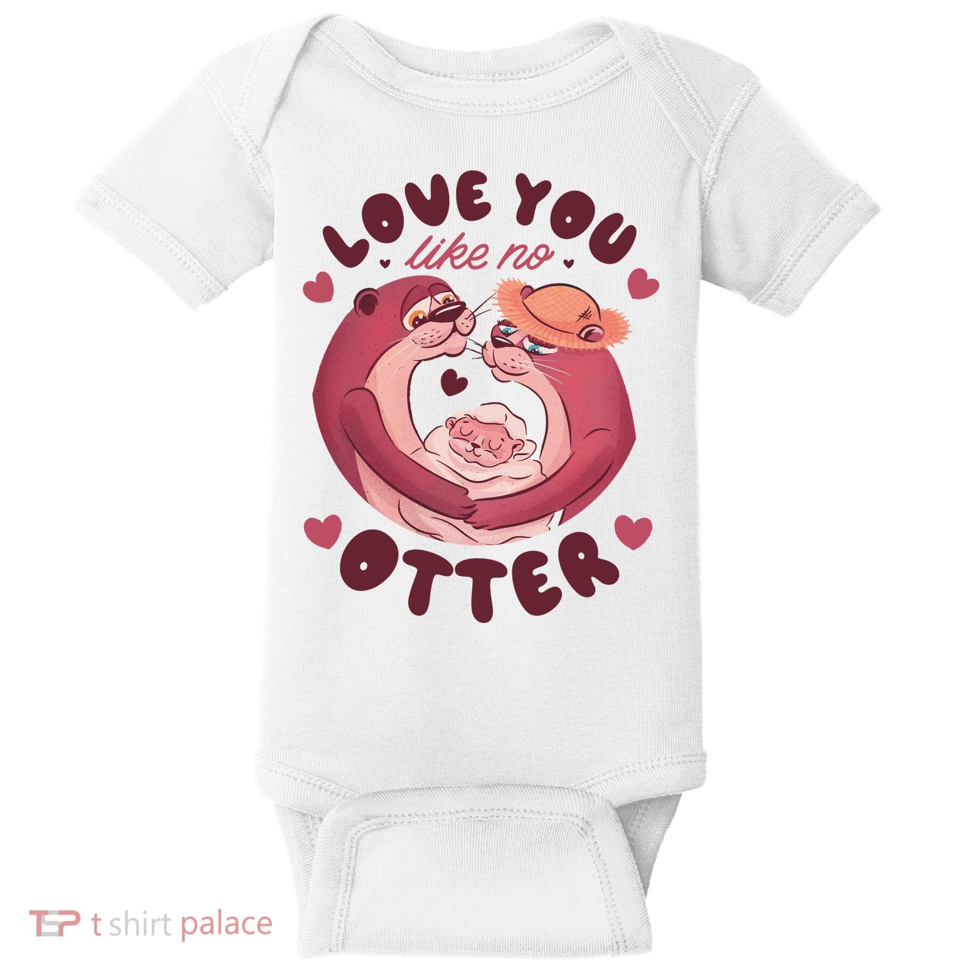 Love You Like No Otter Cute Baby Bodysuit