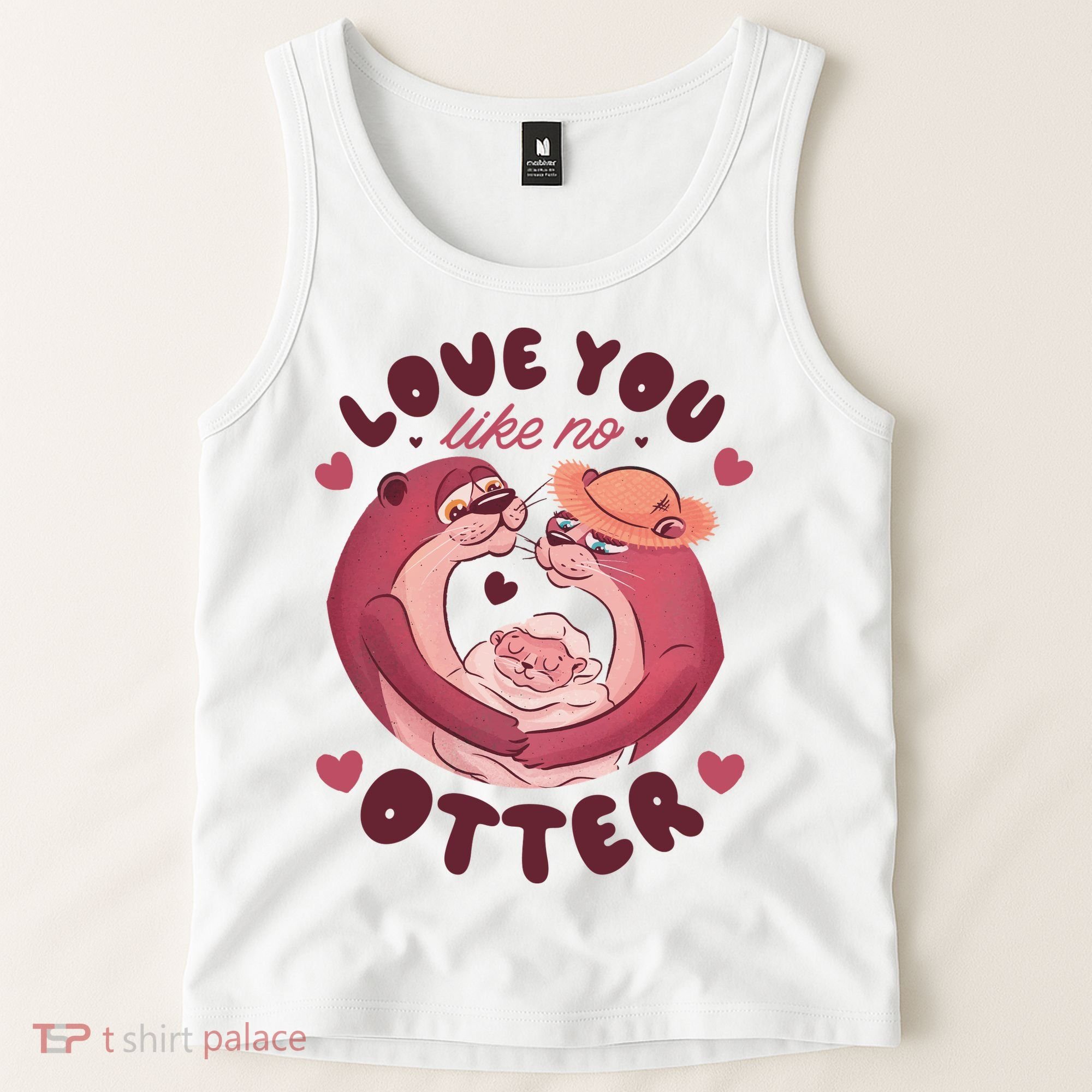 Love You Like No Otter Cute Tank Top