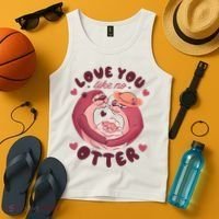 Love You Like No Otter Cute Tank Top thumb 4
