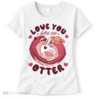 Love You Like No Otter Cute Women's T-Shirt thumb 0